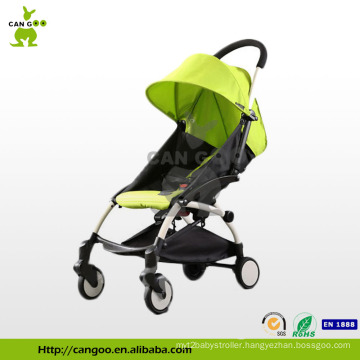 Four Wheels Alluminum Alloy Baby Buggy Foldable Baby Pram